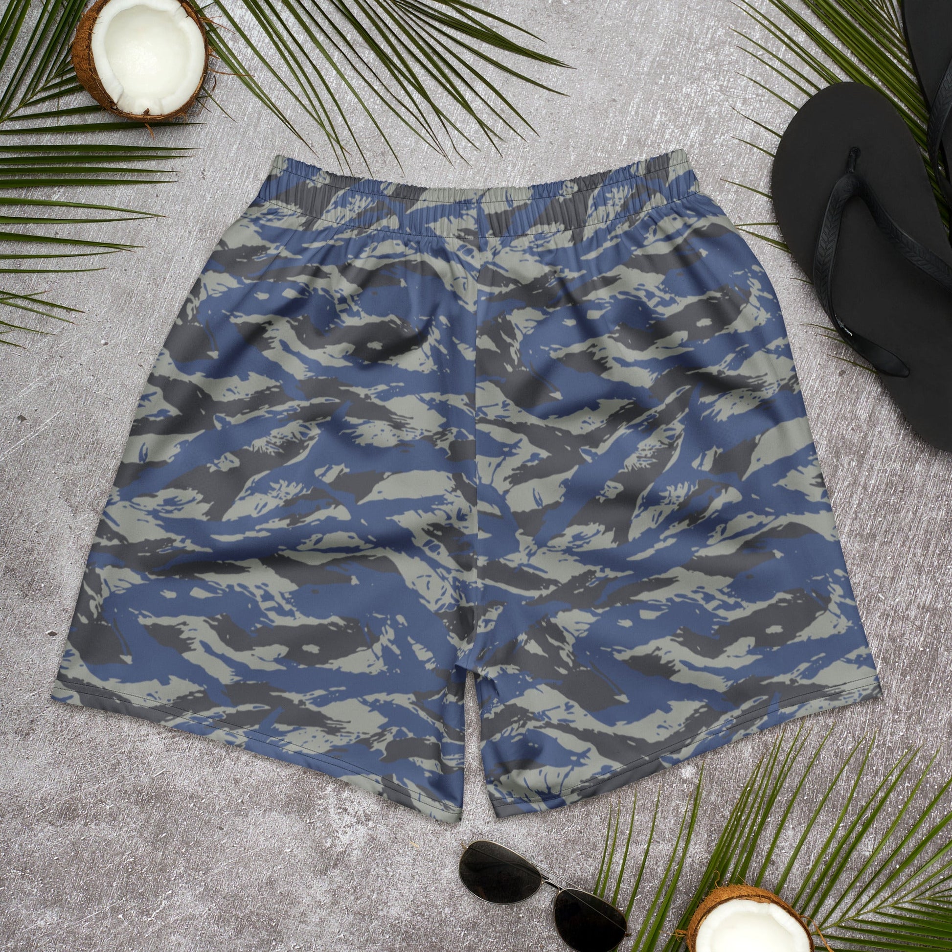 Greek Lizard Air Force CAMO Unisex Athletic Long Shorts