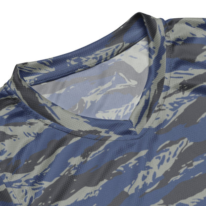 Greek Lizard Air Force CAMO Unisex Basketball Jersey