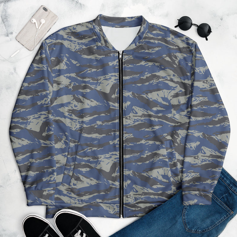 Lizard Greek Air Force CAMO Unisex Bomber Jacket