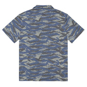 Lizard Greek Air Force CAMO Unisex Short-Sleeve Button Shirt