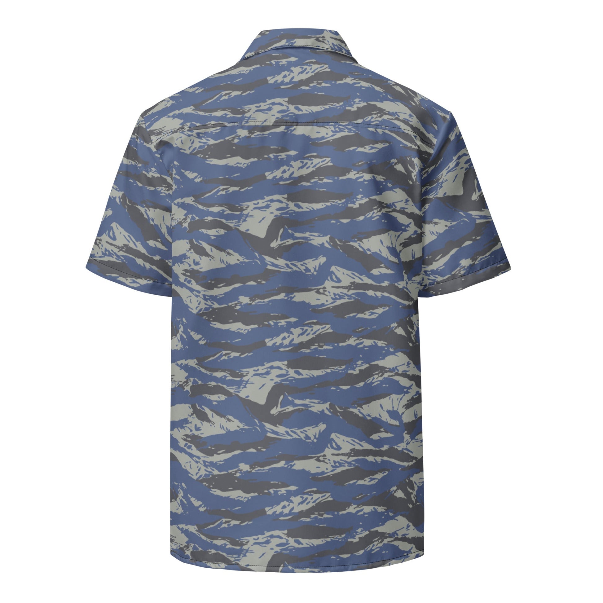 Greek Lizard Air Force CAMO Unisex button shirt - Button Shirts