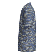 Lizard Greek Air Force CAMO Unisex Short-Sleeve Button Shirt