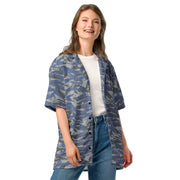 Lizard Greek Air Force CAMO Unisex Short-Sleeve Button Shirt