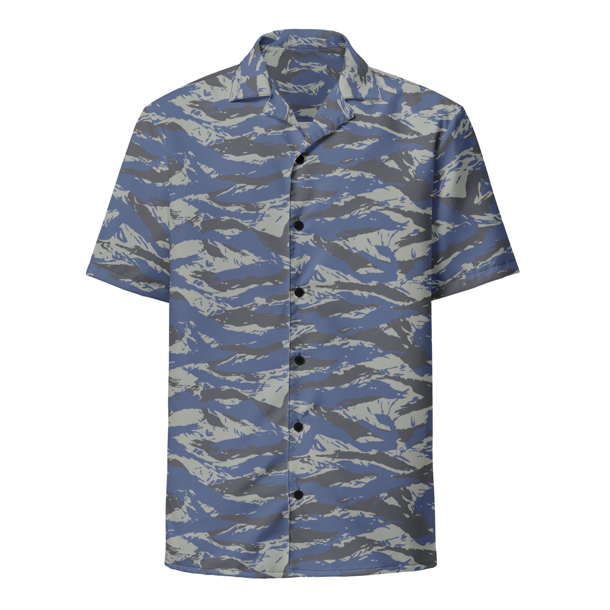 Greek Lizard Air Force CAMO Unisex button shirt - Button Shirts
