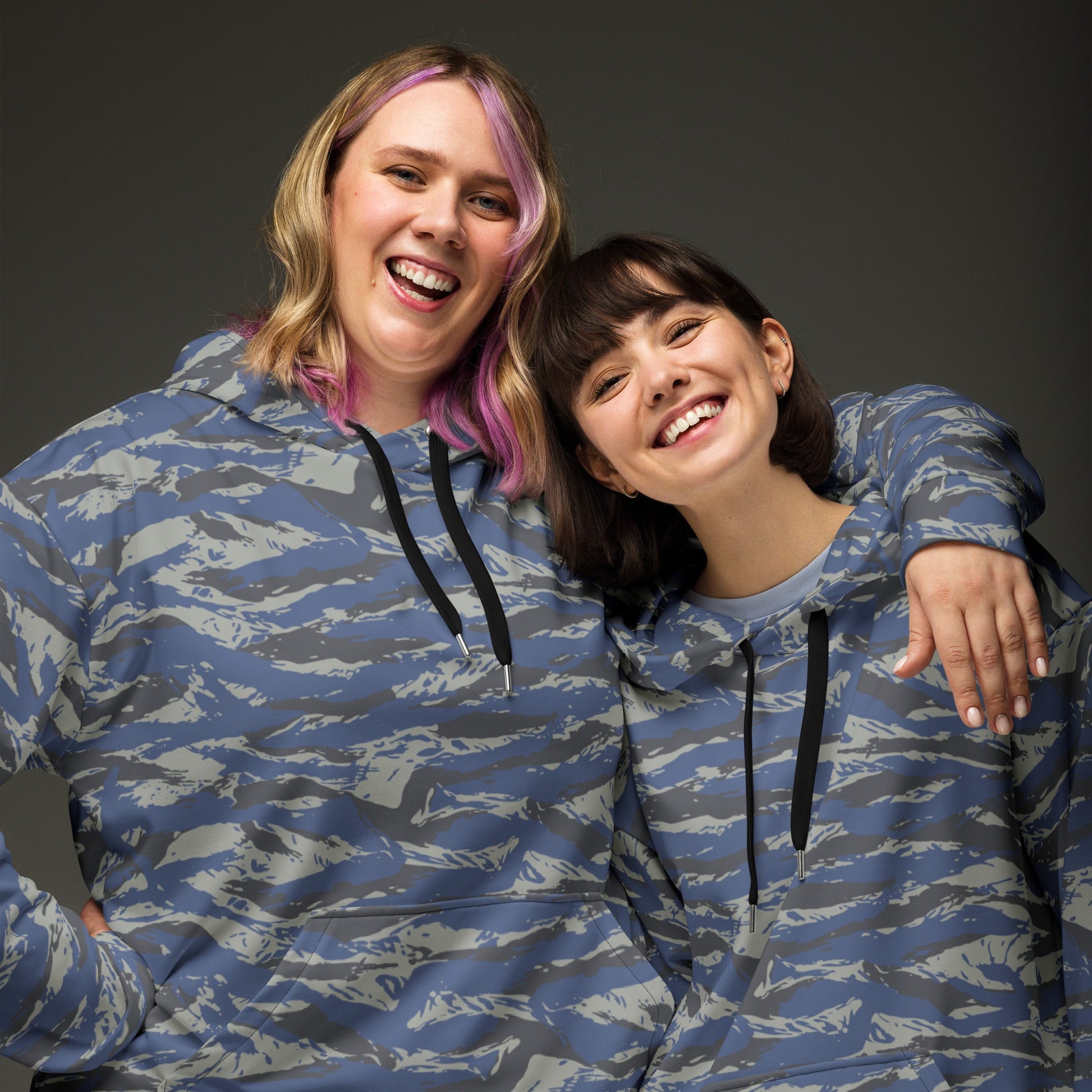 Greek Lizard Air Force CAMO Unisex Hoodie - Hoodies