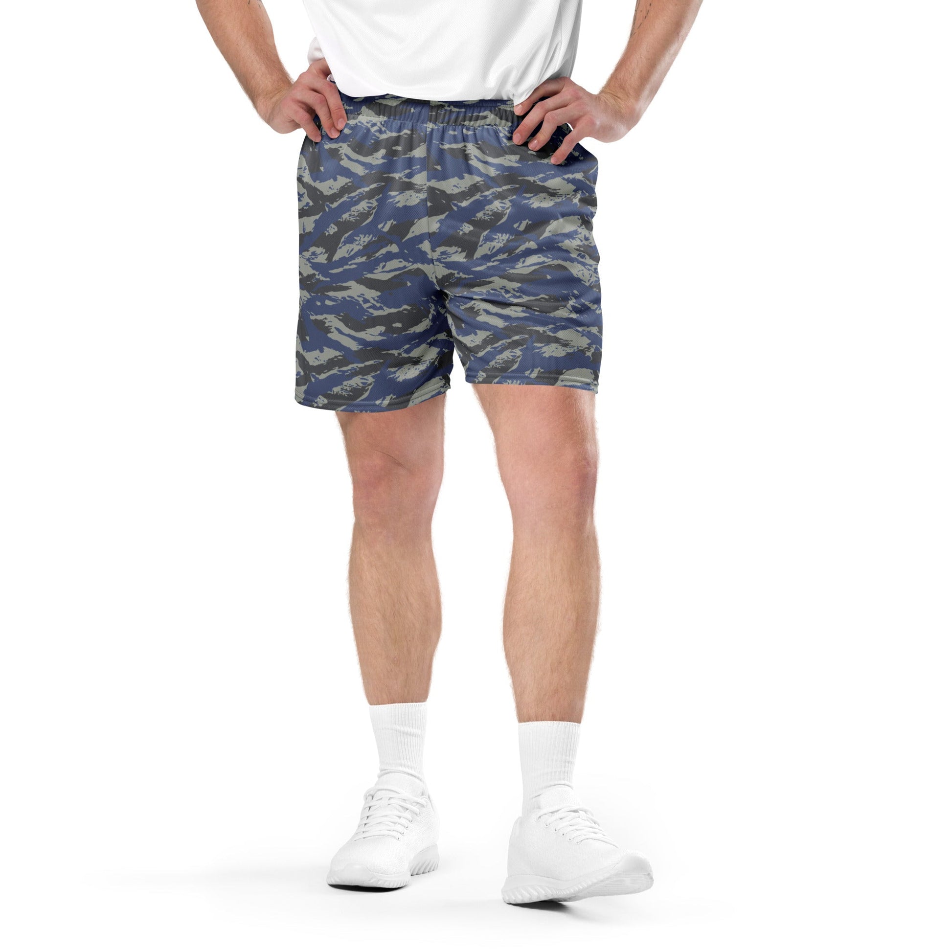 Greek Lizard Air Force CAMO Unisex mesh shorts - Mesh Shorts