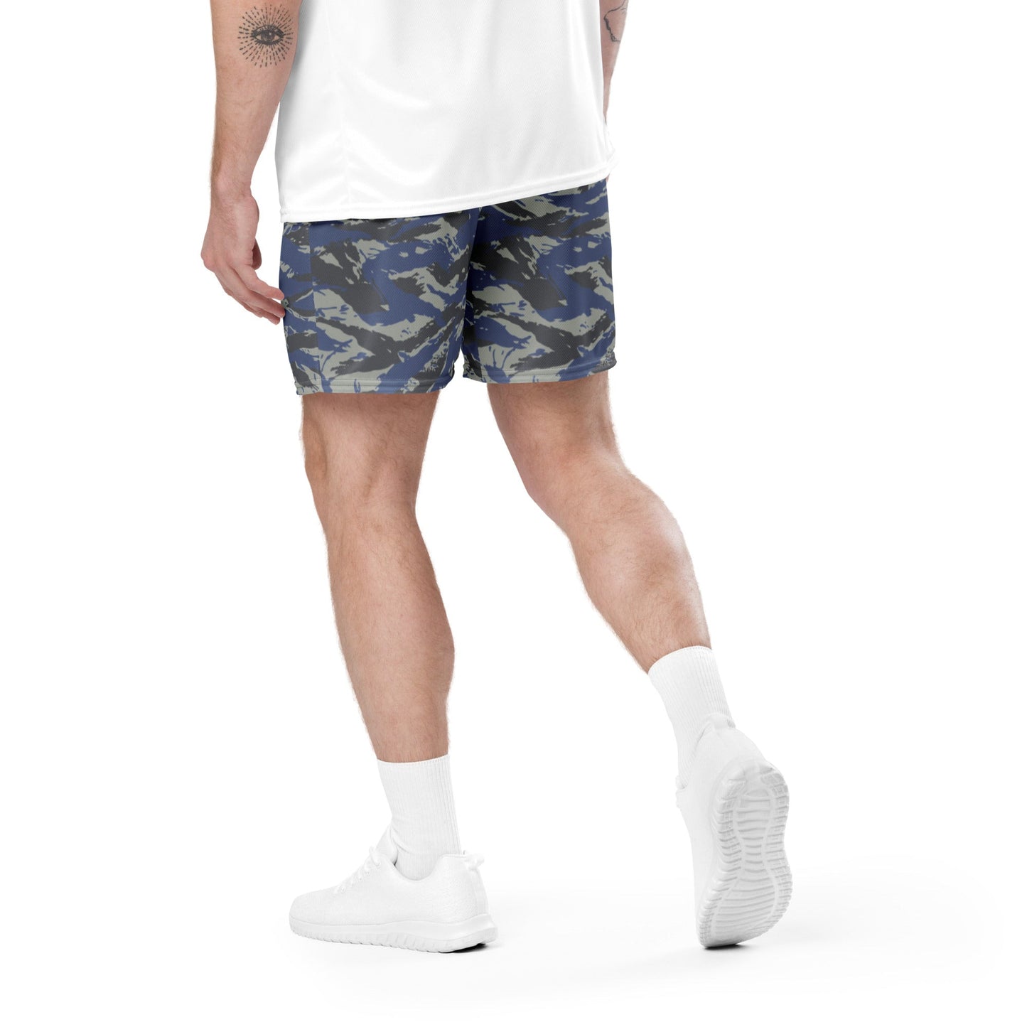 Greek Lizard Air Force CAMO Unisex mesh shorts - Mesh Shorts