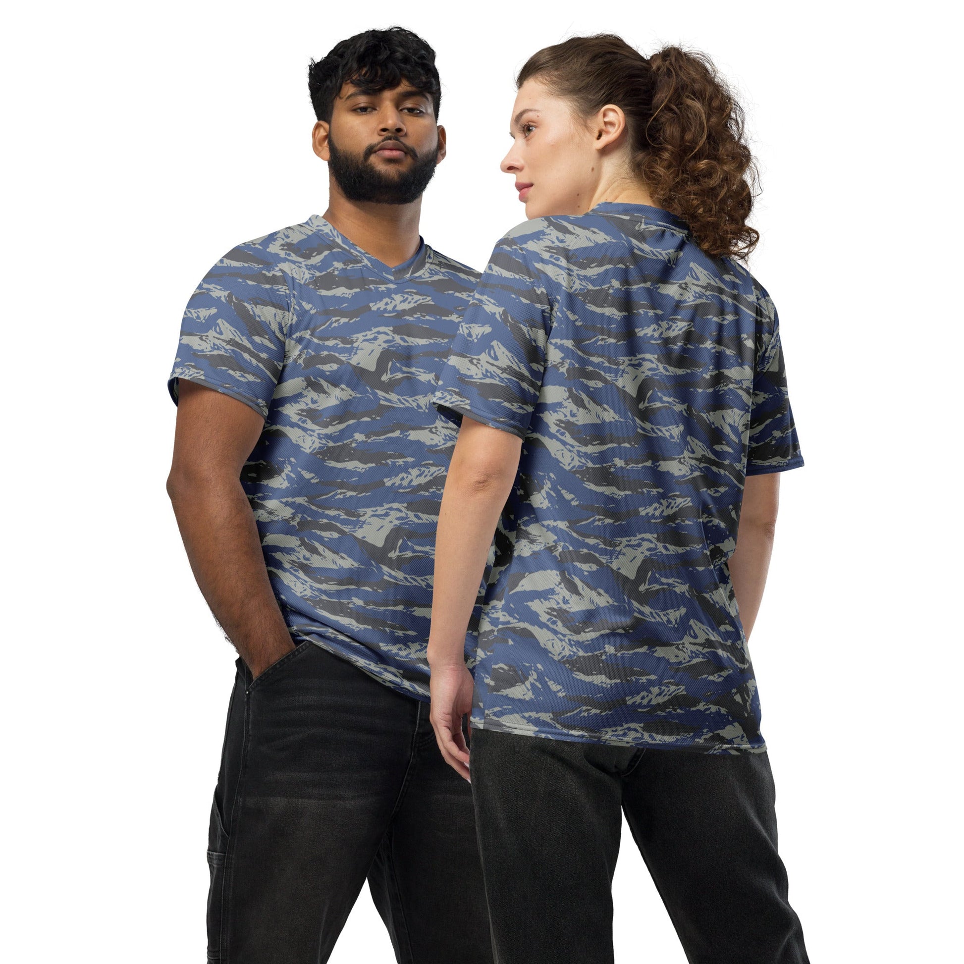 Greek Lizard Air Force CAMO unisex sports jersey - 2XS - Sports Jerseys