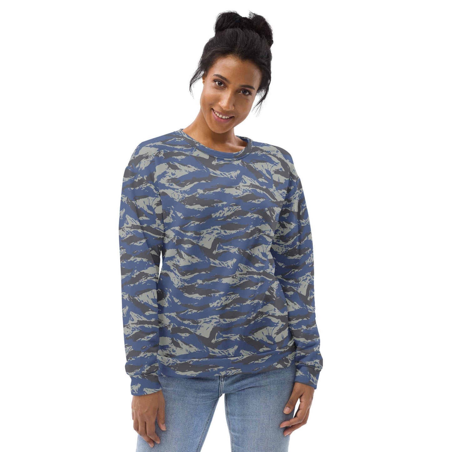 Greek Lizard Air Force CAMO Unisex Sweatshirt - Sweatshirts