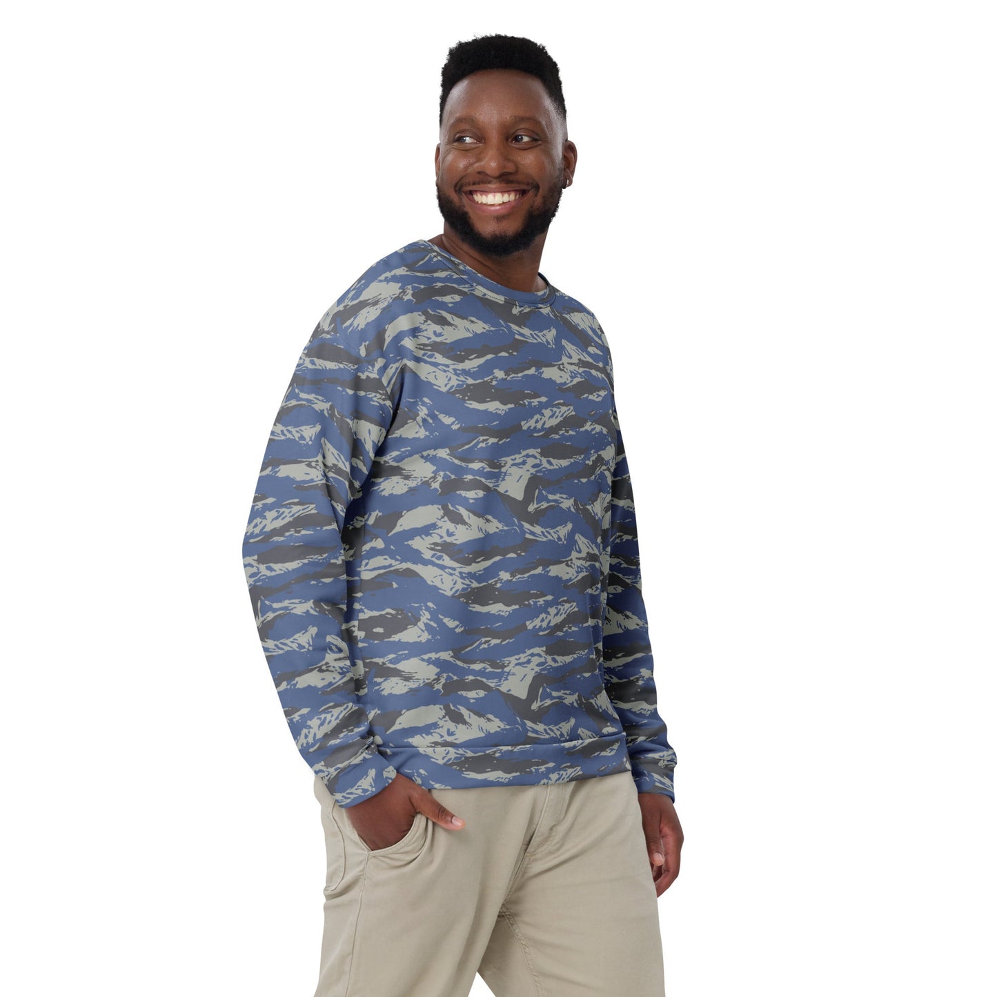 Greek Lizard Air Force CAMO Unisex Sweatshirt - Sweatshirts