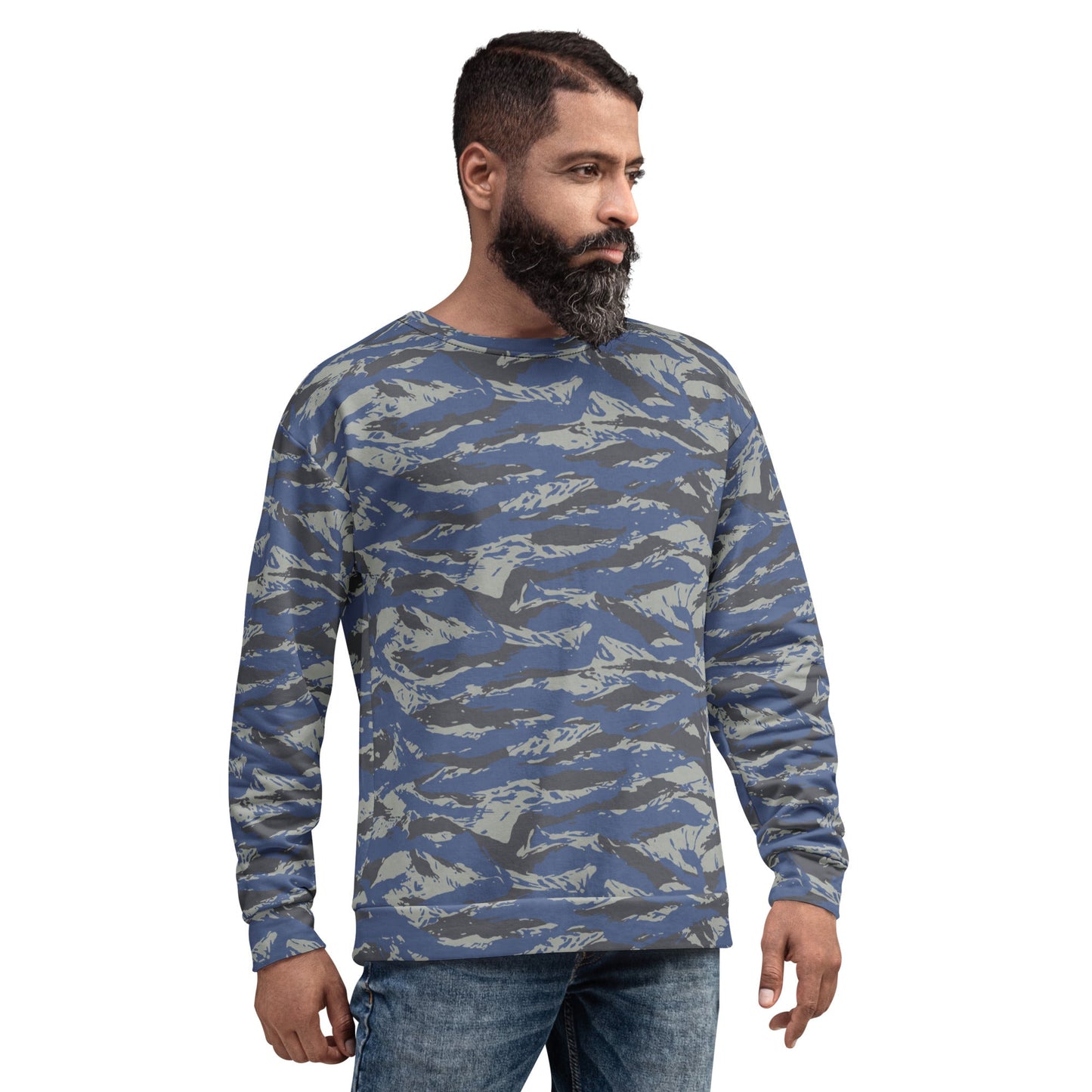 Greek Lizard Air Force CAMO Unisex Sweatshirt - Sweatshirts