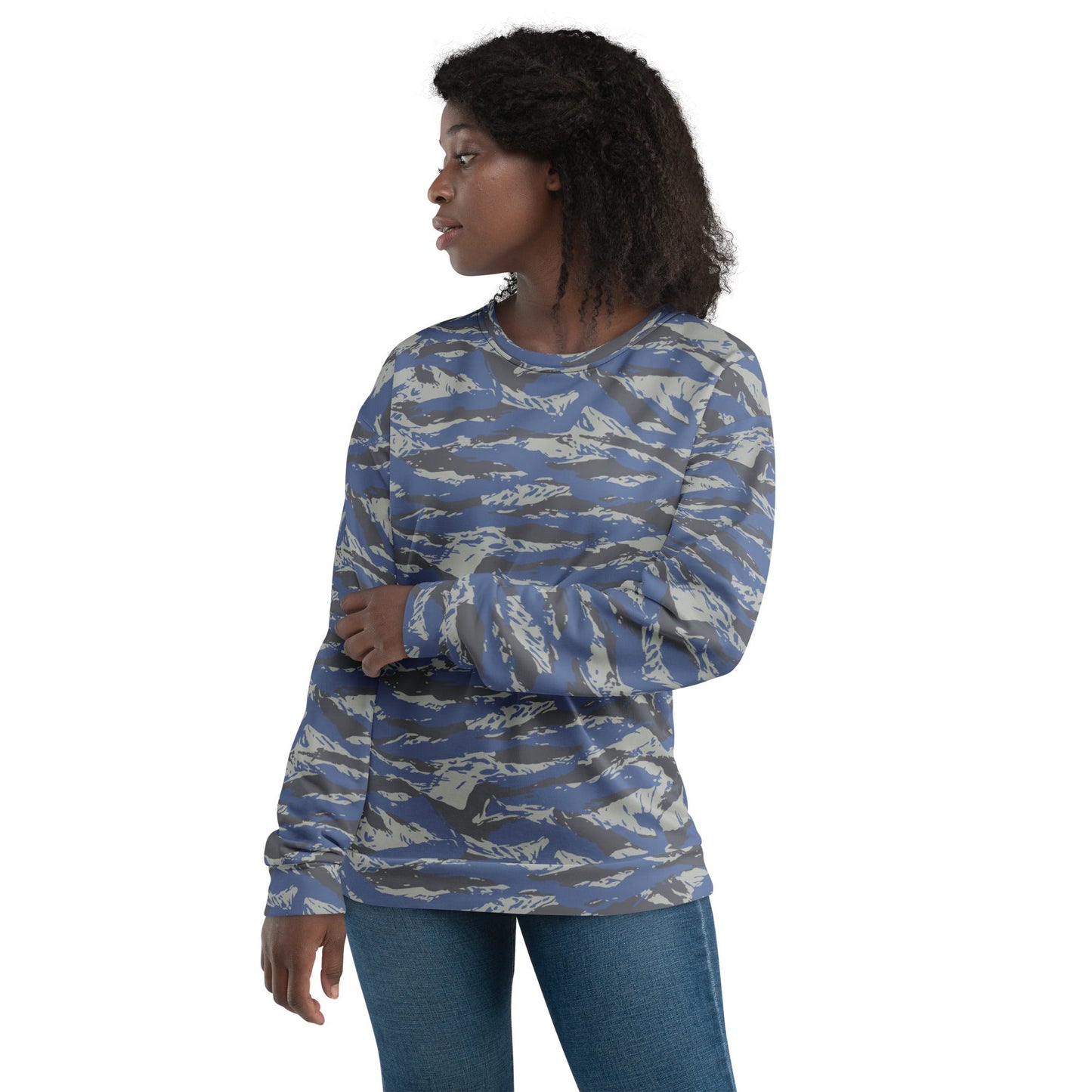Greek Lizard Air Force CAMO Unisex Sweatshirt - Sweatshirts