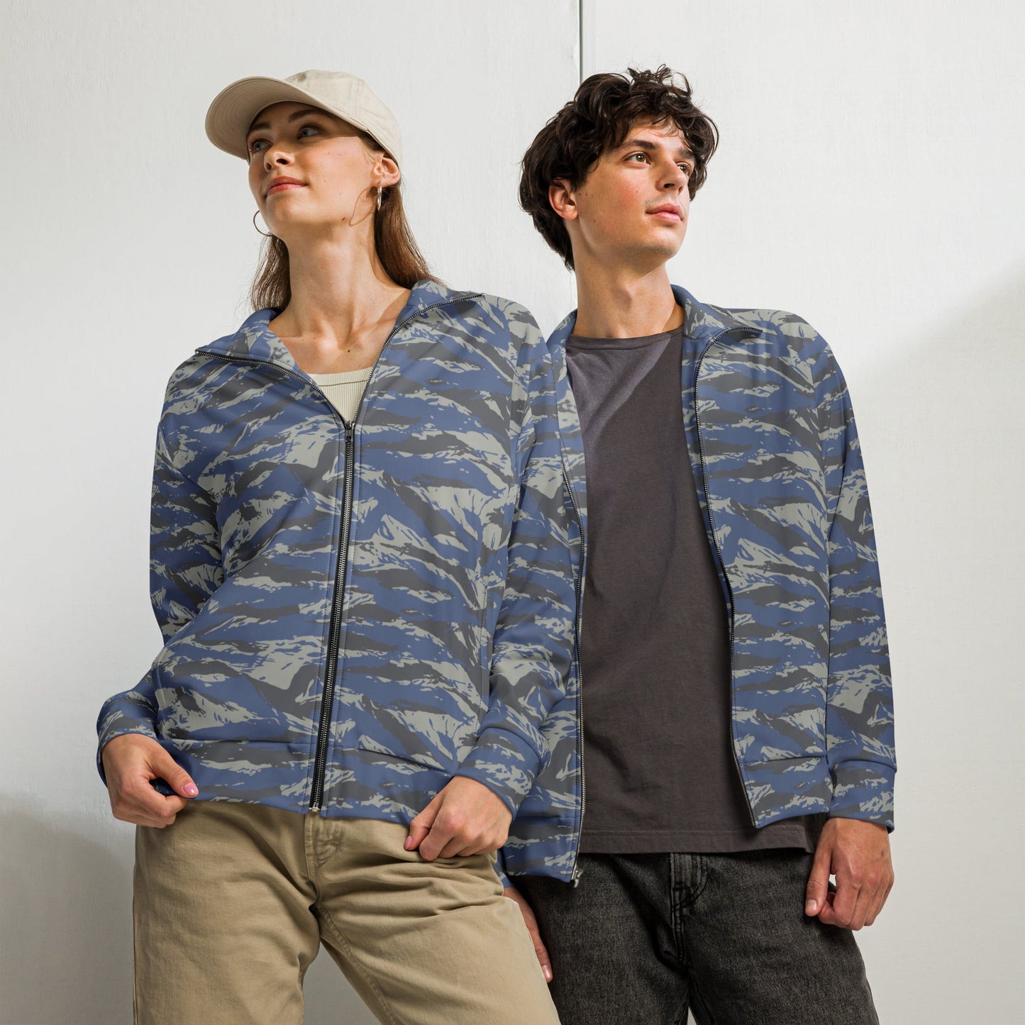 Greek Lizard Air Force CAMO Unisex track jacket - 2XS - Track Jackets
