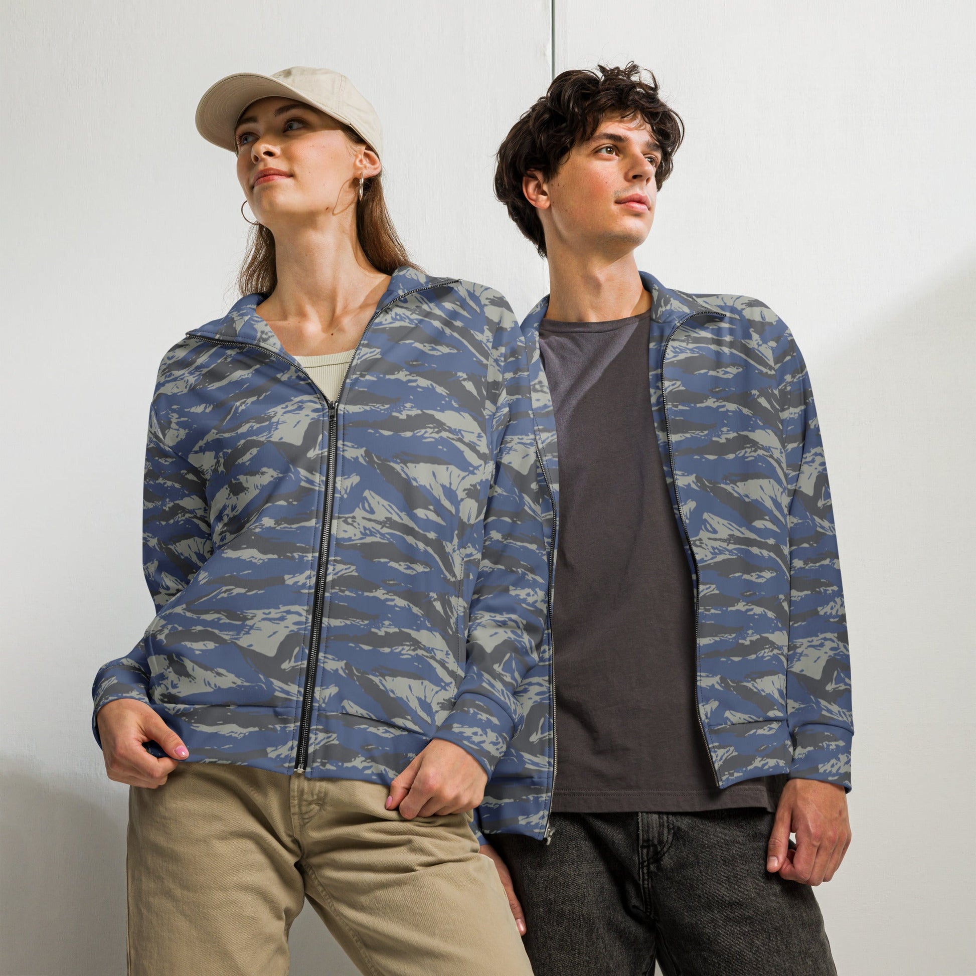 Greek Lizard Air Force CAMO Unisex track jacket - 2XS - Track Jackets