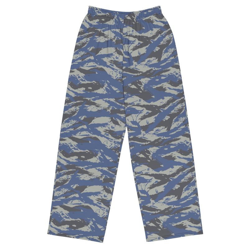 Lizard Greek Air Force CAMO Unisex Wide-Leg Leisure Pants - 2XS
