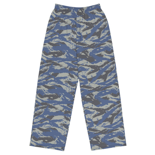 Lizard Greek Air Force CAMO Unisex Wide-Leg Leisure Pants - 2XS - Pant