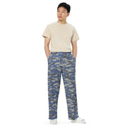 Lizard Greek Air Force CAMO Unisex Wide-Leg Leisure Pants