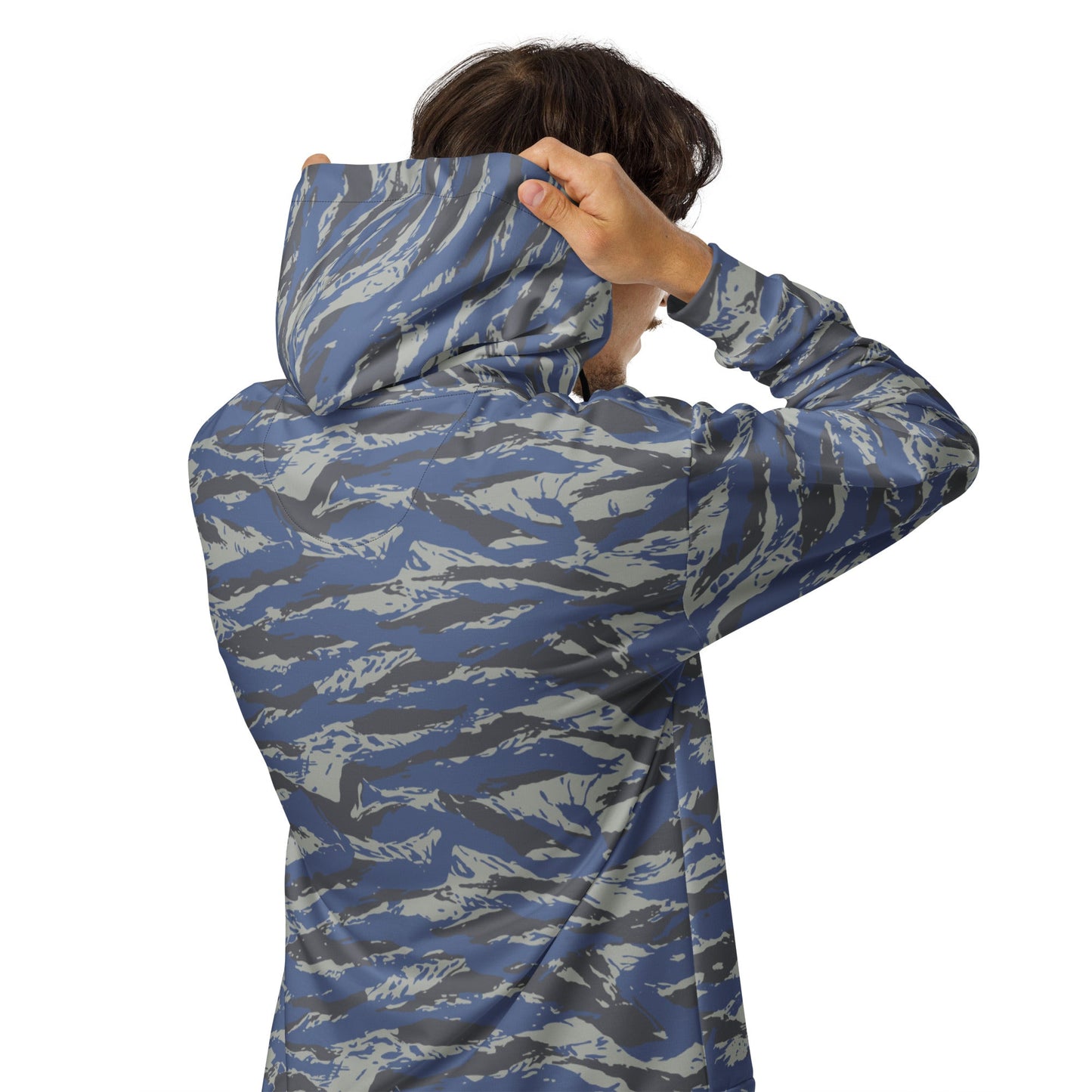 Greek Lizard Air Force CAMO Unisex zip hoodie - Zip Hoodies