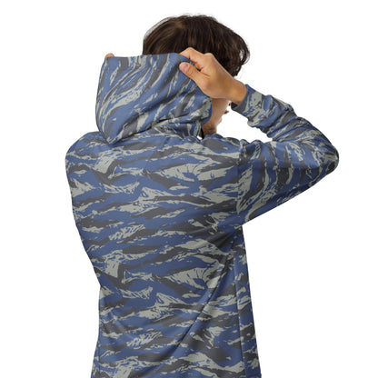Greek Lizard Air Force CAMO Unisex zip hoodie - Zip Hoodies