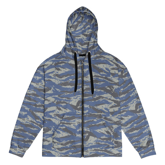 Greek Lizard Air Force CAMO Unisex zip hoodie - 2XS - Zip Hoodies