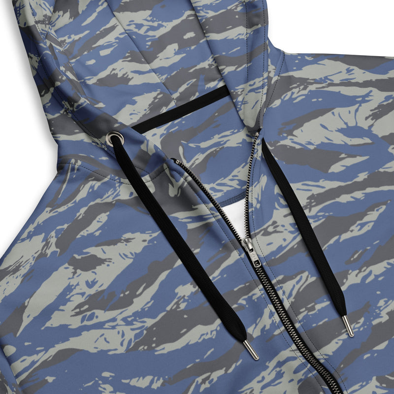 Lizard Greek Air Force CAMO Unisex Zip Hoodie