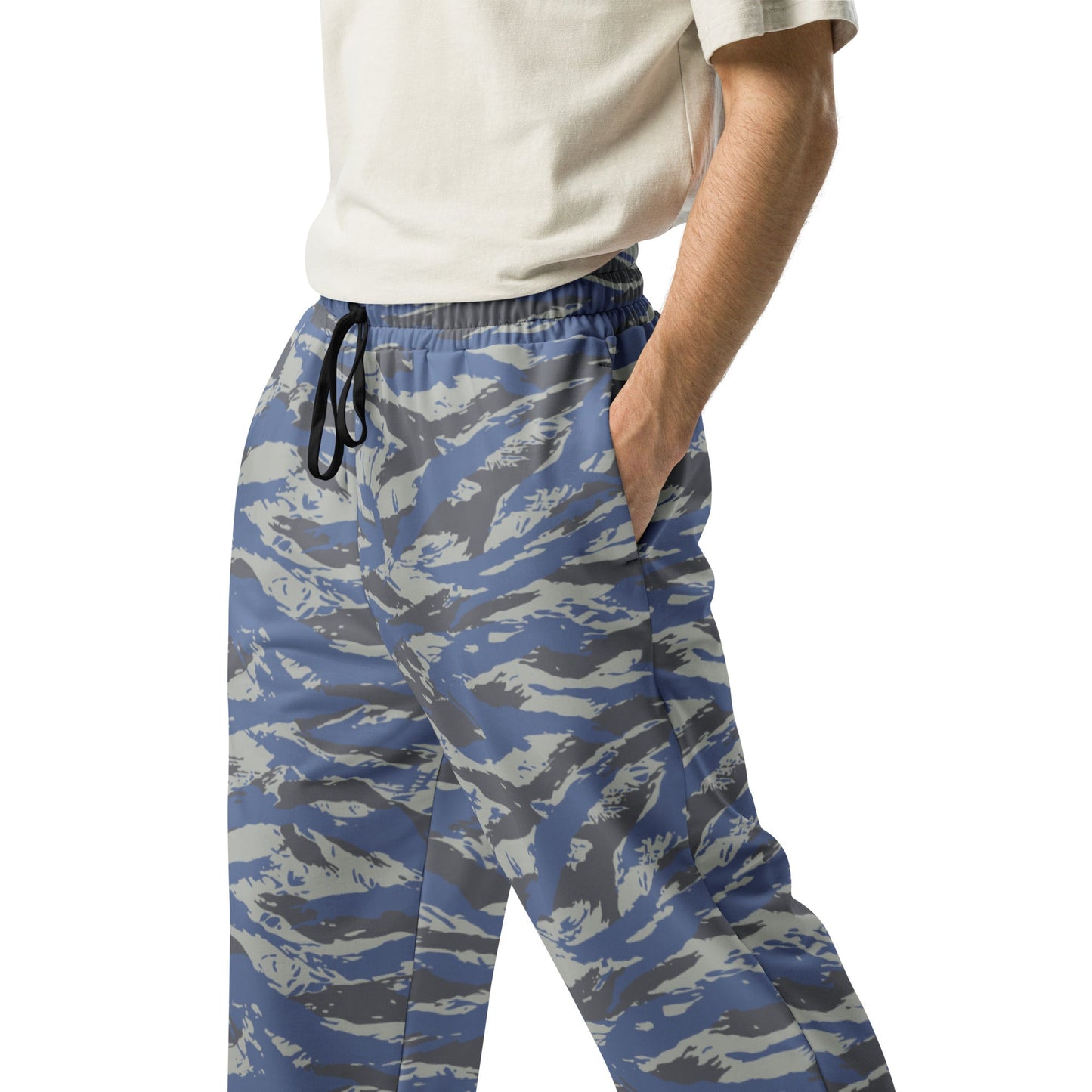 Greek Lizard Air Force CAMO Wide-leg joggers - Joggers