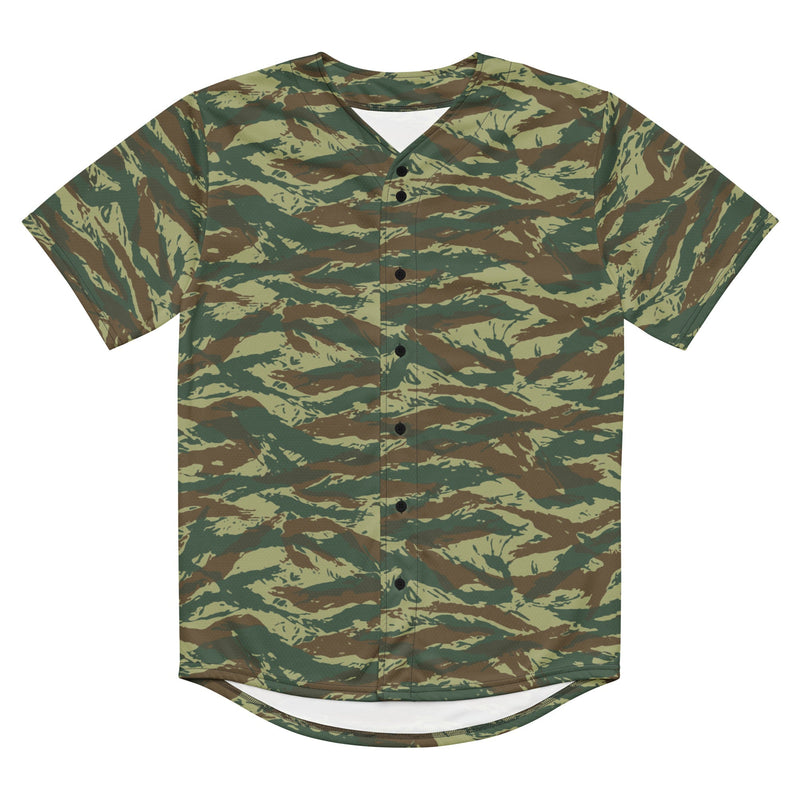 Lizard Greek Woodland CAMO Unisex Baseball Jersey