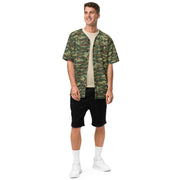 Lizard Greek Woodland CAMO Unisex Baseball Jersey