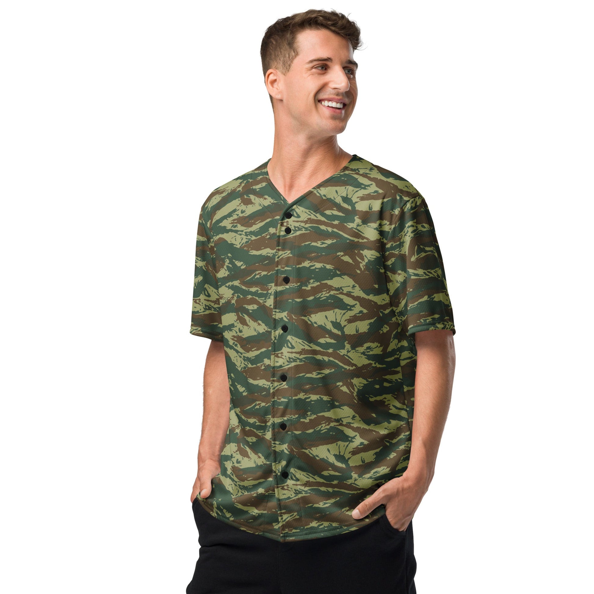 Greek Lizard CAMO baseball jersey - Baseball Jerseys