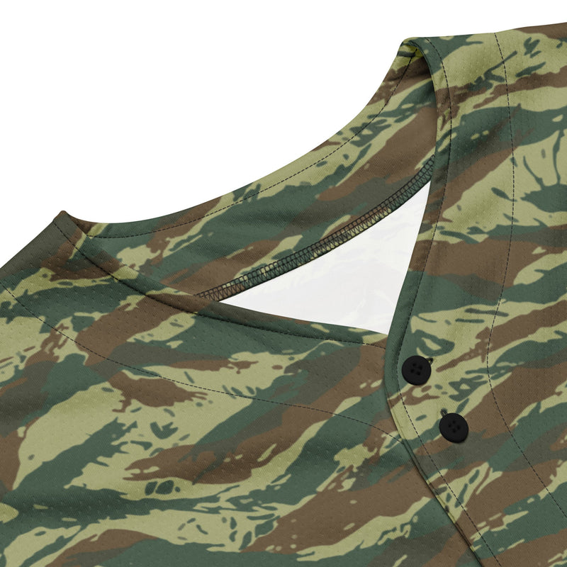 Lizard Greek Woodland CAMO Unisex Baseball Jersey