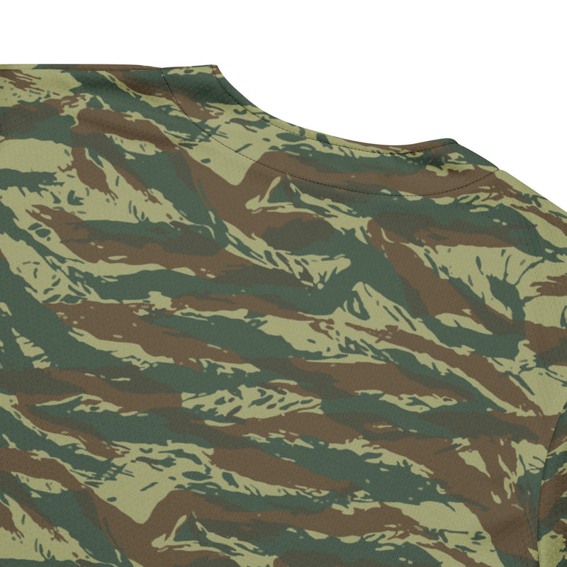 Lizard Greek Woodland CAMO Unisex Baseball Jersey