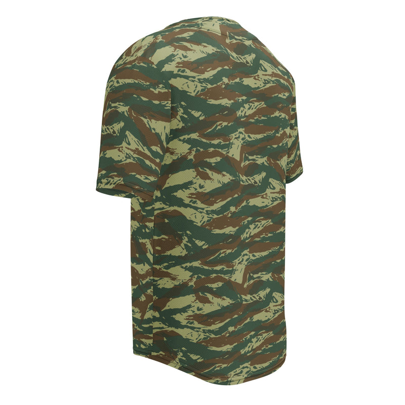Lizard Greek Woodland CAMO Unisex Baseball Jersey