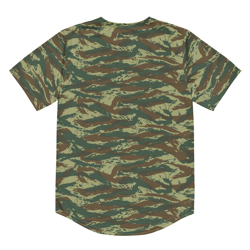 Lizard Greek Woodland CAMO Unisex Baseball Jersey