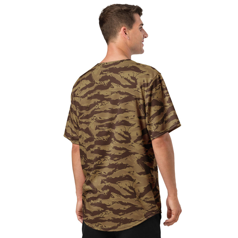 Lizard Greek Desert CAMO Unisex Baseball Jersey