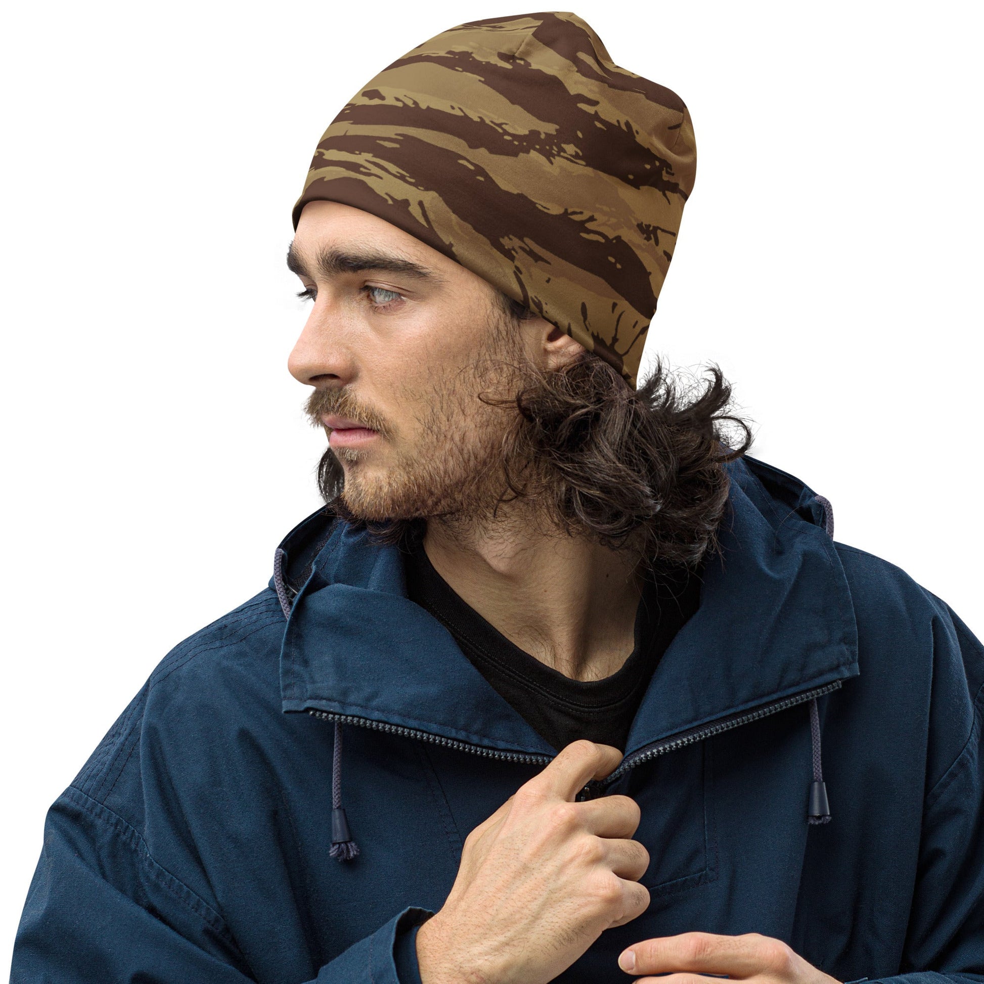 Greek Lizard Desert CAMO Beanie - S