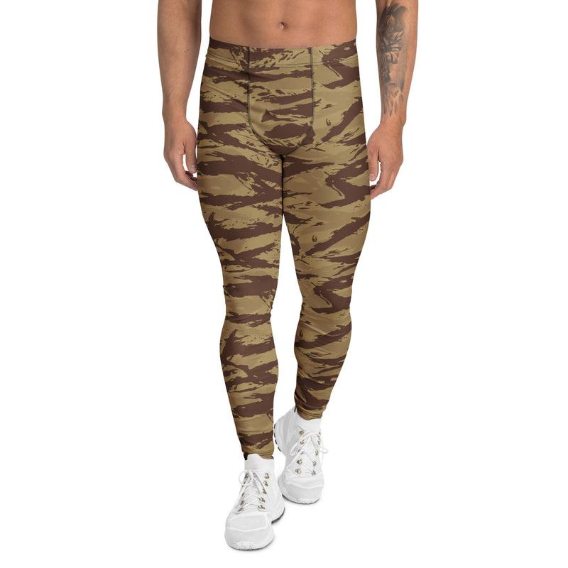 Lizard Greek Desert CAMO Mens Leggings - XS