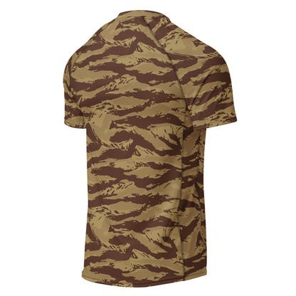 Greek Lizard Desert CAMO Mens Short-Sleeve Rash Guard - Short-sleeve Guards