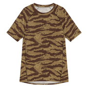 Lizard Greek Desert CAMO Mens Short-Sleeve Rash Guard - 2XS - SS