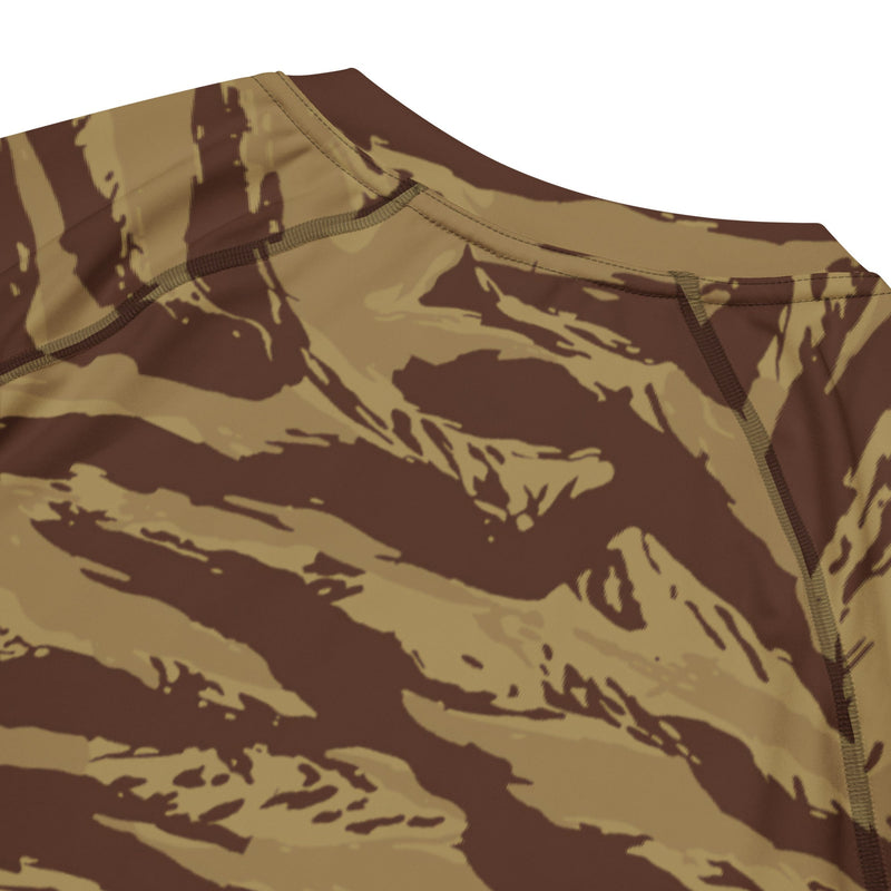 Lizard Greek Desert CAMO Mens Short-Sleeve Rash Guard - SS