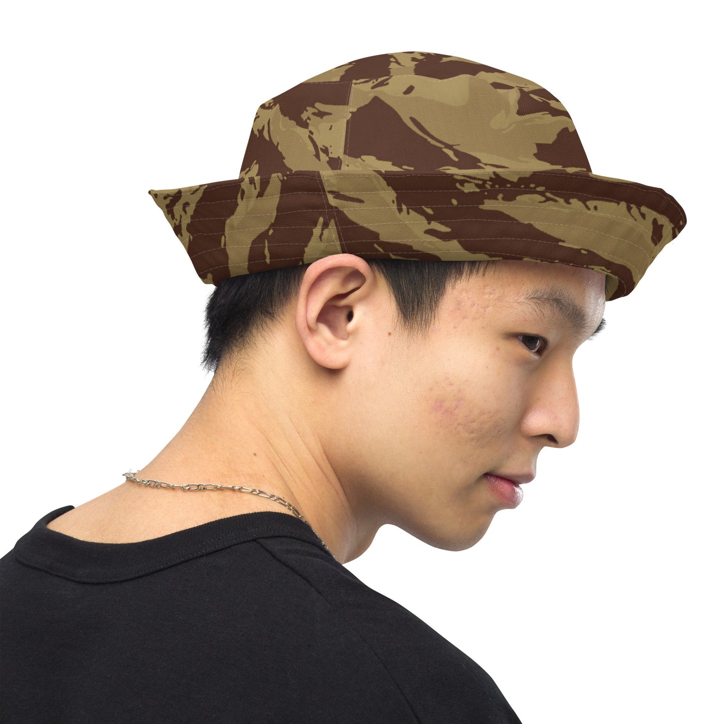 Greek Lizard Desert CAMO Reversible Bucket Hat