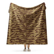Lizard Greek Desert CAMO Sherpa Blanket - 60″×80″
