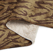 Lizard Greek Desert CAMO Sherpa Blanket