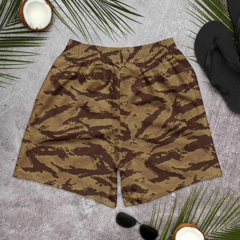 Lizard Greek Desert CAMO Unisex Athletic Long Shorts