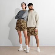 Lizard Greek Desert CAMO Unisex Athletic Long Shorts