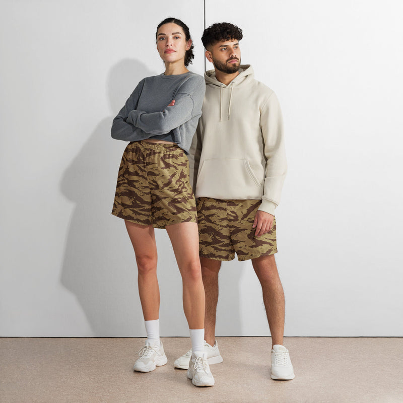 Lizard Greek Desert CAMO Unisex Athletic Long Shorts