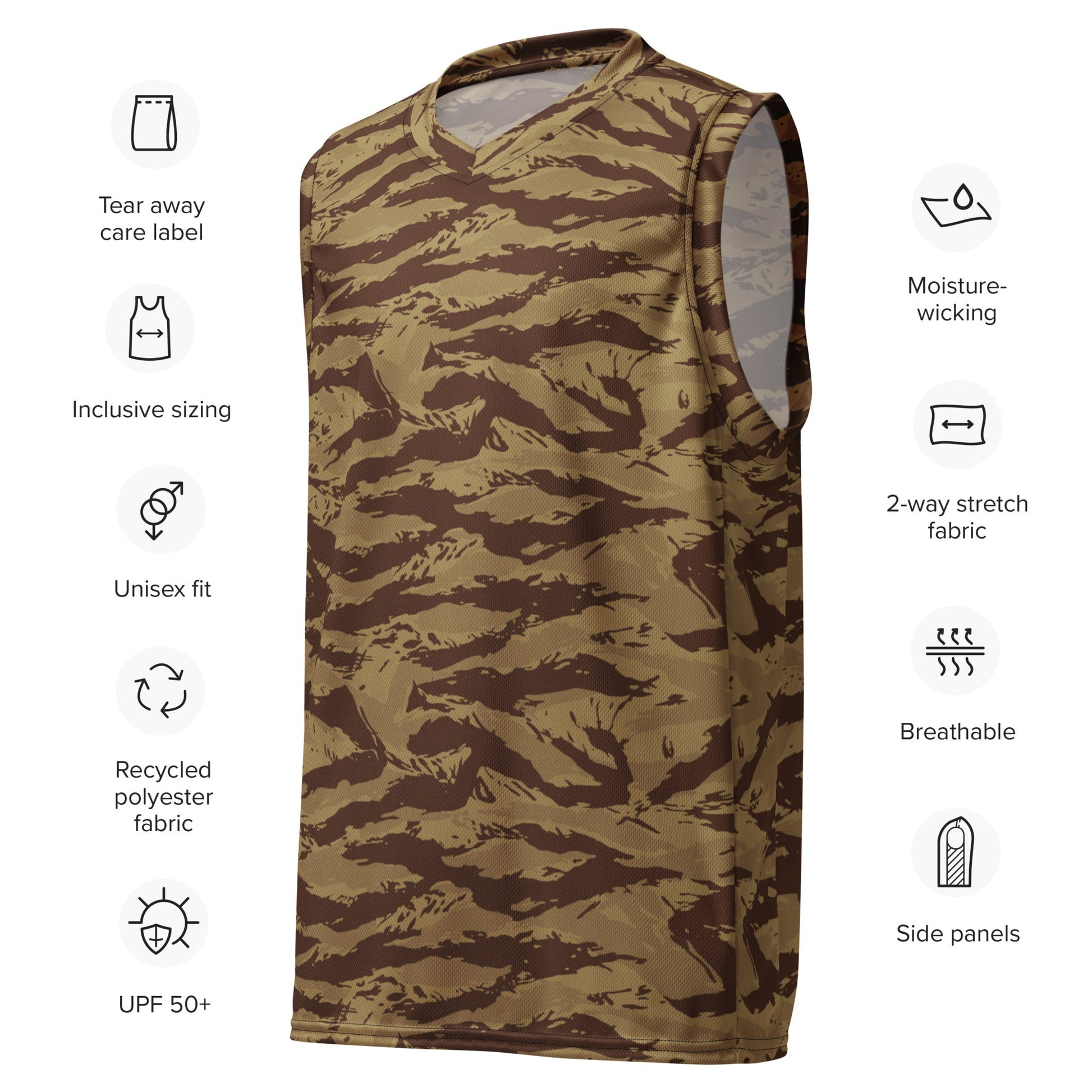 Greek Lizard Desert CAMO Unisex Basketball Jersey