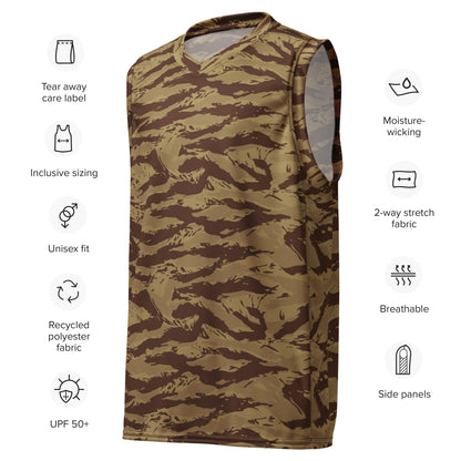 Greek Lizard Desert CAMO Unisex Basketball Jersey