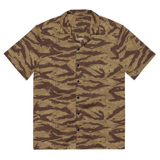 Greek Lizard Desert CAMO Unisex button shirt - 2XS - Button Shirts