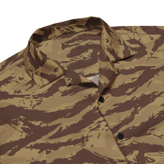 Greek Lizard Desert CAMO Unisex button shirt - Button Shirts