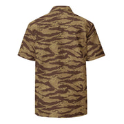 Lizard Greek Desert CAMO Unisex Short-Sleeve Button Shirt - Button-Up